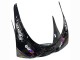 1989-1990 Kawasaki ZXR250 Motorcycle Fairings - Glossy Black Grey Elf Touch4 Bridgestone Canada