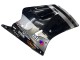1989-1990 Kawasaki ZXR250 Motorcycle Fairings - Glossy Black Grey Elf Touch4 Bridgestone Canada