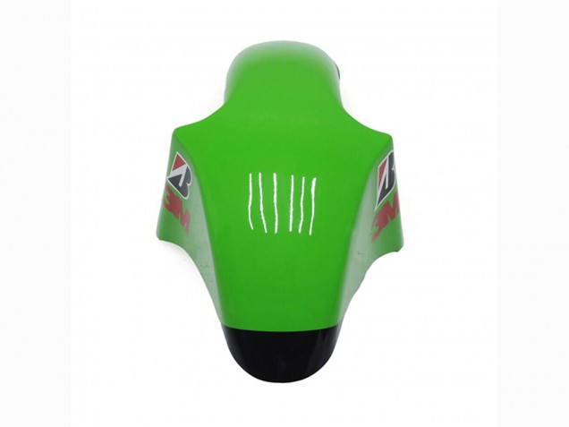 1989-1990 Kawasaki ZXR250 Motorcycle Fairings - Green Glossy Black Elf Touch4 Bridgestone Canada