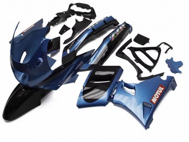 Purchase 1998-2003 Kawasaki ZZR600 Motorcycle Fairings - Blue Black Red Motul Canada