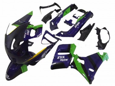 Purchase 1998-2003 Kawasaki ZZR600 Motorcycle Fairings - Green Dark Blue Purple Trick Star Eva Racing Canada