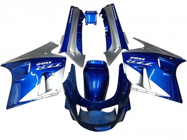 Purchase 1990-1992 Kawasaki ZZR1100 Motorcycle Fairings - Blue White Grey Canada