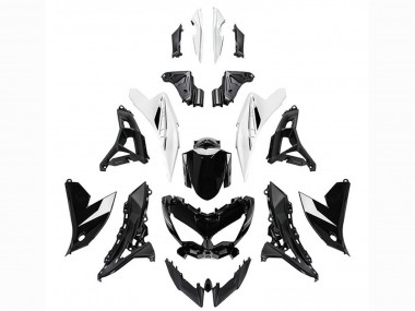 Purchase 2022-2025 Kawasaki Versys 650 Motorcycle Fairings - Glossy Black White Canada