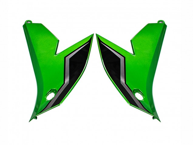 2021-2024 Kawasaki Versys 650 Motorcycle Fairings - Green Glossy Black Canada