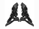 2021-2024 Kawasaki Versys 650 Motorcycle Fairings - Green Glossy Black Canada