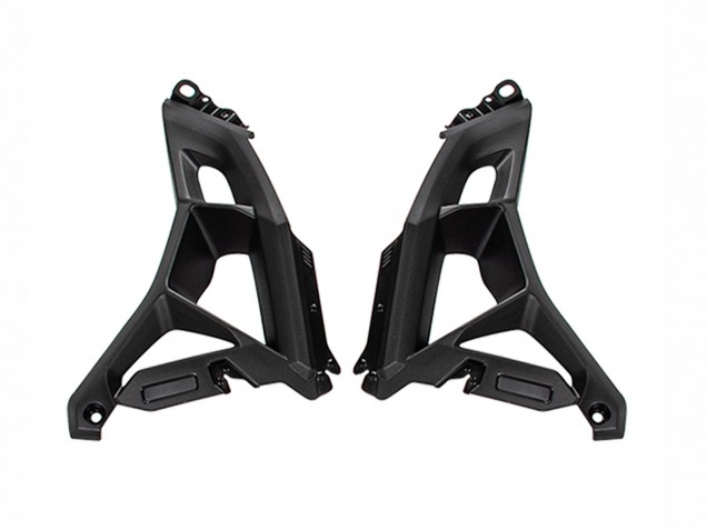 2021-2024 Kawasaki Versys 650 Motorcycle Fairings - Green Glossy Black Canada