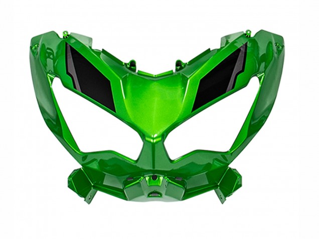 2021-2024 Kawasaki Versys 650 Motorcycle Fairings - Green Glossy Black Canada