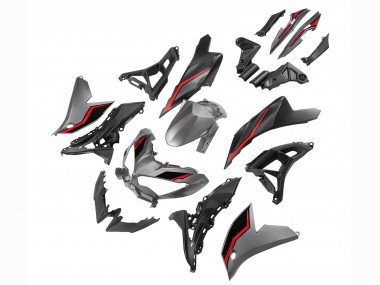 Purchase 2022-2025 Kawasaki Versys 650 Motorcycle Fairings - Grey Red Black Canada