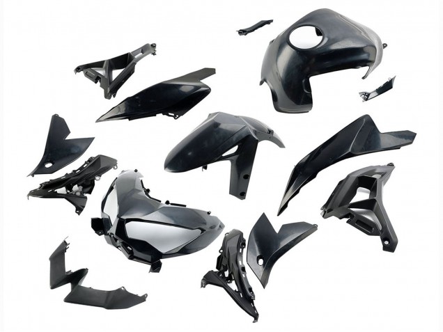 2021-2024 Kawasaki Versys 650 Motorcycle Fairings - Glossy Black Canada