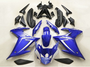 Purchase 2009-2015 Yamaha FZ6R Motorcycle Fairing - Blue White Canada