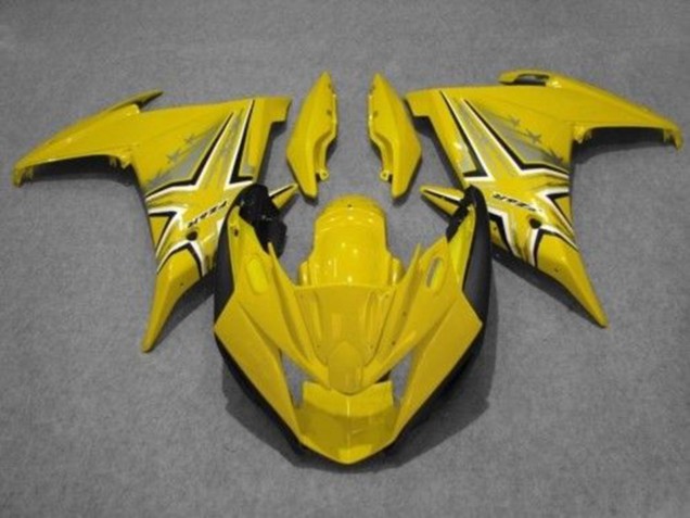 2009-2015 Yamaha FZ6R Motorcycle Fairings - Yellow Black Canada
