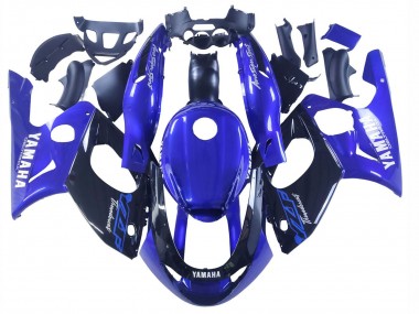 Purchase 1996-2007 Yamaha YZF600R Thundercat Motorcycle Fairings - Blue Glossy Black Canada