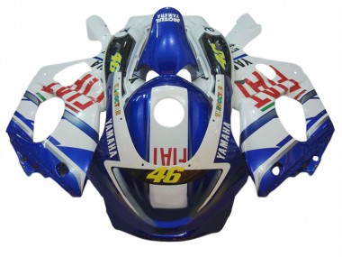 Purchase 1996-2007 Yamaha YZF600R Thundercat Motorcycle Fairings - White Blue Red Fiat 46 Canada