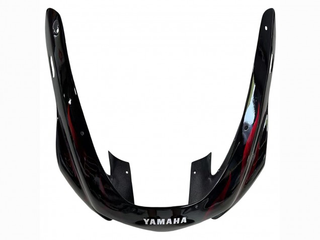 1997-2007 Yamaha YZF 1000R Thunderace Motorcycle Fairings - Black with Dark Red Flame Canada