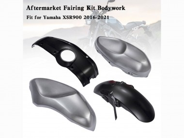Purchase 2016-2021 Yamaha XSR900 Motorcycle Fairings - Black Grey Canada
