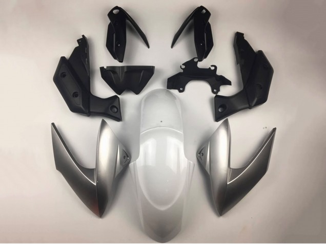 2009-2012 Yamaha XJ6 Motorcycle Fairings - White Silver Canada