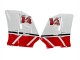 1985-1987 Yamaha RZV500 / RD500 Motorcycle Fairings - White Red Black Canada