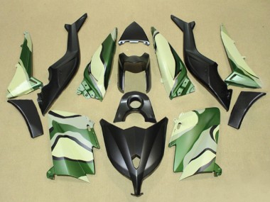 Purchase 2012-2014 Yamaha TMAX530 Motorcycle Fairings - Matte Black Green Light Yellow Canada