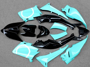 Purchase 2012-2014 Yamaha TMAX530 Motorcycle Fairings - Light Blue Glossy Black Canada
