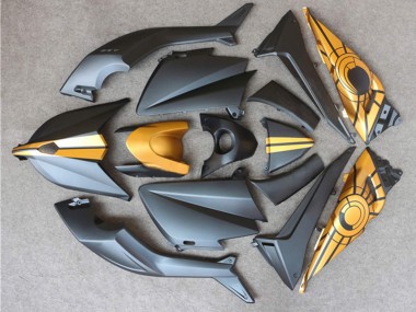 Purchase 2012-2014 Yamaha TMAX530 Motorcycle Fairings - Matte Black Gold Canada
