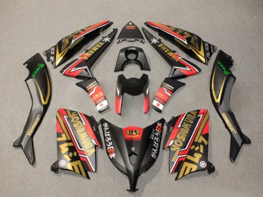 Purchase 2012-2014 Yamaha TMAX530 Motorcycle Fairings - Matte Black Gold Red Canada