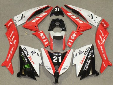Purchase 2012-2014 Yamaha TMAX530 Motorcycle Fairings - White Red Black Monster 21 Canada
