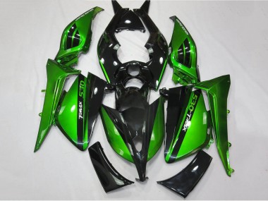 Purchase 2012-2014 Yamaha TMAX530 Motorcycle Fairings - Glossy Green Black Canada