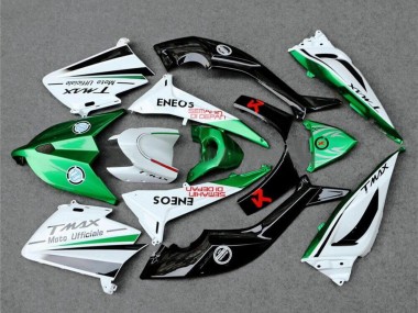 Purchase 2012-2014 Yamaha TMAX530 Motorcycle Fairings - White Green Black Semakin Didepan ENEOS Canada