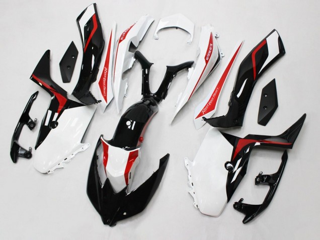 2017-2021 Yamaha XMAX300 Motorcycle Fairings - White Red Glossy Black Canada