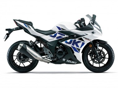 Purchase 2017-2020 Suzuki GSX250R Motorcycle Fairings - White Blue Black Canada