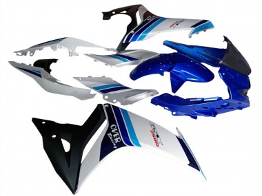 Purchase 2017-2020 Suzuki GSX250R Motorcycle Fairings - White Blue Black Racing Canada