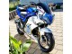 2003-2013 Suzuki SV650 Motorcycle Fairings - White Blue Lucky Strike Motul Canada