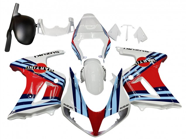 2003-2013 Suzuki SV650 Motorcycle Fairings - White Red Blue Martini Canada