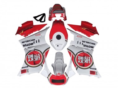 Purchase 1984-1987 Suzuki RG400 RG500 RG400/500 Motorcycle Fairings - White Red Lucky Strike Motul Michelin Canada