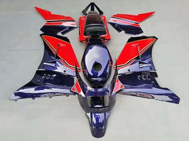 Purchase 1984-1987 Suzuki RG400 RG500 RG400/500 Motorcycle Fairings - Glossy Dark Blue Red Canada