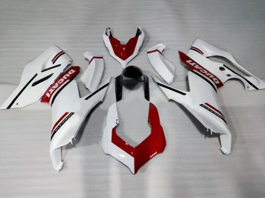 Purchase 2020-2024 Ducati Panigale V2 Motorcycle Fairings - White Red Glossy Black Canada