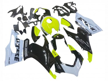 Purchase 2020-2024 Ducati Panigale V2 Motorcycle Fairings - White Lime Green Glossy Black Stein Dinse VR 46 Canada