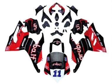 Purchase 2018-2019 Ducati Panigale V4 V4S Motorcycle Fairings - Red Glossy Black Aruba 11 Canada