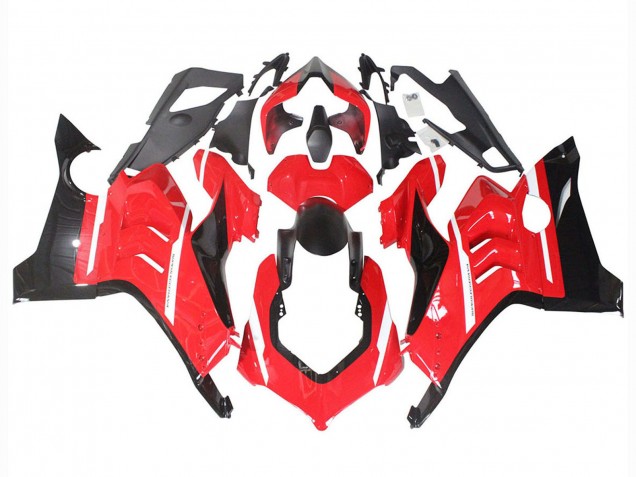 2020-2021 Ducati Panigale V4 V4S Motorcycle Fairings - Red Glossy Black Canada