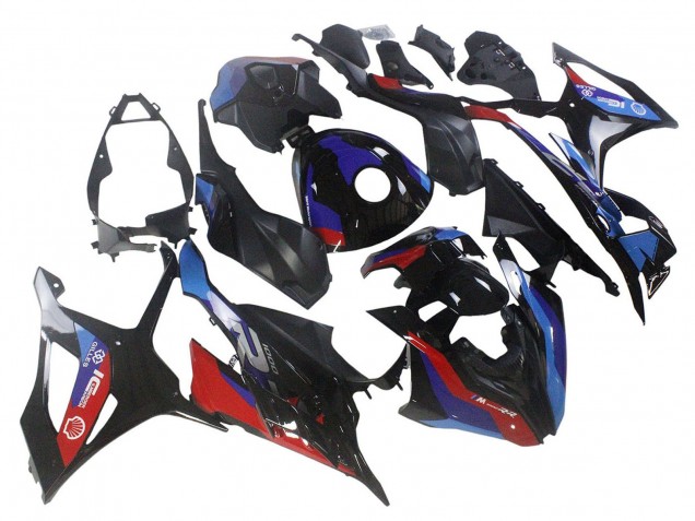2023-2024 BMW S1000RR Motorcycle Fairing - Black Blue Red Canada