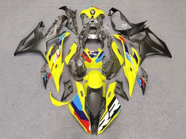 Purchase 2023-2024 BMW S1000RR Motorcycle Fairings - Yellow Carbon Fiber Canada