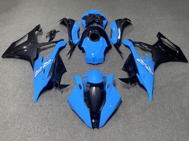 Purchase 2019-2022 BMW S1000RR Motorcycle Fairings - Blue Black Carbon Fiber Canada