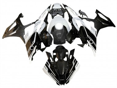 Purchase 2019-2022 BMW S1000RR Motorcycle Fairings - Glossy Black White Canada