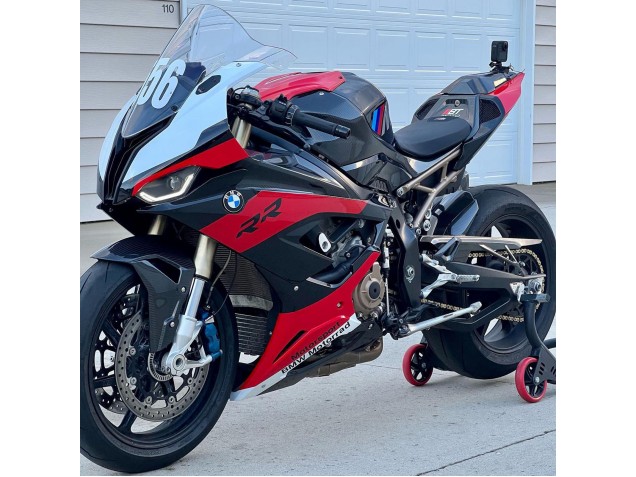 2019-2022 BMW S1000RR Motorcycle Fairings - Black Red White Canada