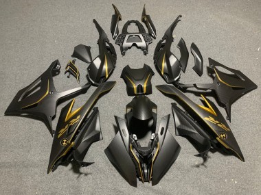 Purchase 2019-2022 BMW S1000RR Motorcycle Fairings - Black Gold Carbon Fiber Canada