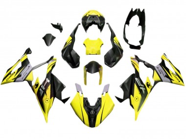 Purchase 2019-2022 BMW S1000RR Motorcycle Fairings - Matte Yellow Black Canada