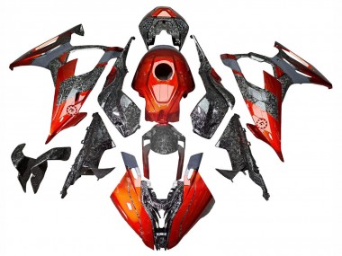 Purchase 2019-2022 BMW S1000RR Motorcycle Fairings - Dark Orange Forged Carbon Fiber Canada