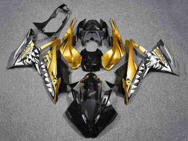 Purchase 2019-2022 BMW S1000RR Motorcycle Fairings - Gold Black Shark Canada