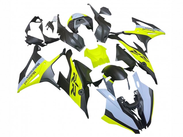 2019-2022 BMW S1000RR Motorcycle Fairings - Black Yellow Grey Canada