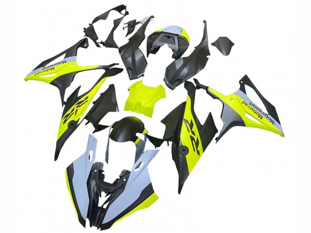 2019-2022 BMW S1000RR Motorcycle Fairings - Black Yellow Grey Canada